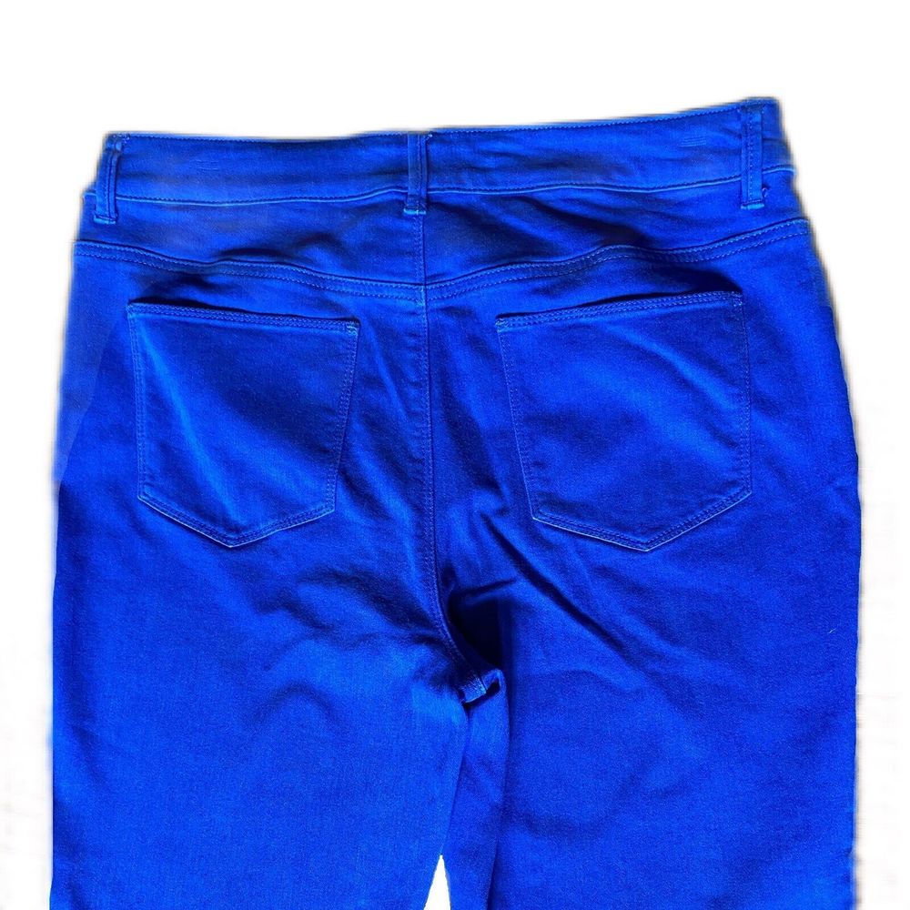 Chico's The Platinum Jegging Womens Size 0.5 Belladonna Blue Cotton - Picture 9 of 10